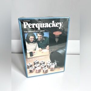 Vintage 1982 Word Game PERQUACKEY - NEW OLD STOCK Factory Sealed Ages 8+